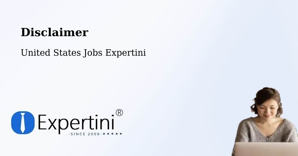 Disclaimer – Hoffman Estates - United States Jobs Expertini